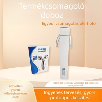 Személyre szabott színes dobozos csomagolás ablakkal digitális termékekhez; kartondoboz; logó nyomtatás; 300–400 g/m² papír; színes nyomtatás