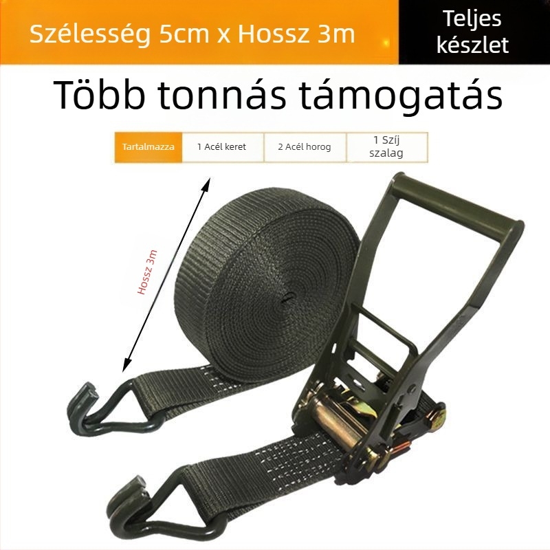 Önzáró kötélfeszítő a rakomány rögzítéséhez – univerzális rögzítő csat