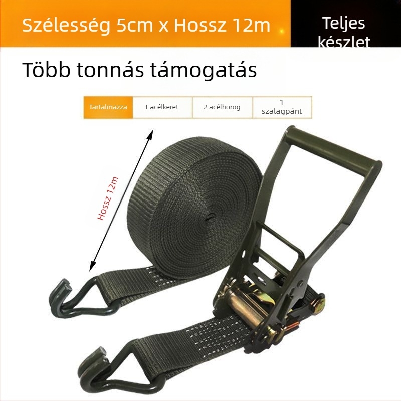 Önzáró kötélfeszítő a rakomány rögzítéséhez – univerzális rögzítő csat