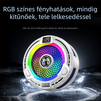Fs18 mobiltelefon hűtő — AI félvezető mágneses radiátor, Type-C interfész, ABS + alumíniumötvözet, 150 g