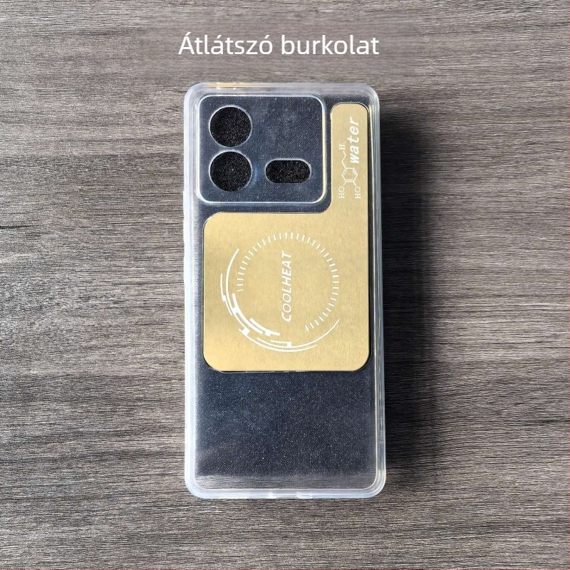 Mobiltelefon párologó kamra hűtő radiátor hőcsővel, alumínium ötvözet, 9W, 20g