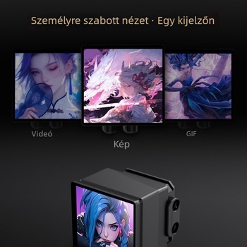 Vízhűtő radiátor – ABS anyag; hidraulikus csapágy; 800–1800 RPM; zaj 25 dB