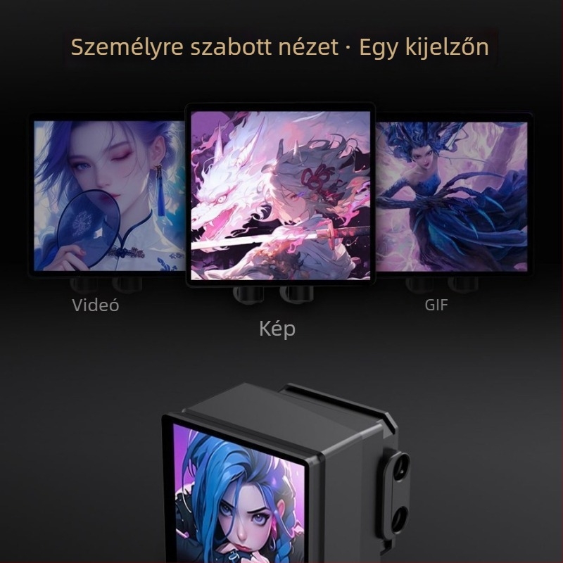 Vízhűtő radiátor – ABS anyag; hidraulikus csapágy; 800–1800 RPM; zaj 25 dB
