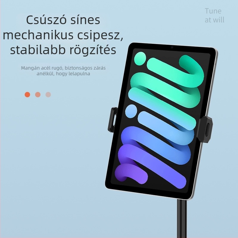 Mobiltelefon és tablet hűtőállvány duál‑magos félvezetős hűtéssel – rendkívül csendes asztali tartó, Modell S188, 15W, 105 g, ABS+PC