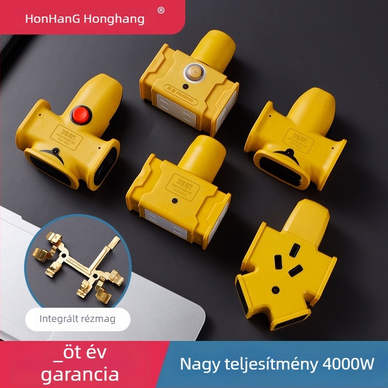 Ipari nagy teljesítményű robbanásbiztos konnektor kijelző lámpával, CCC-hitelesített.