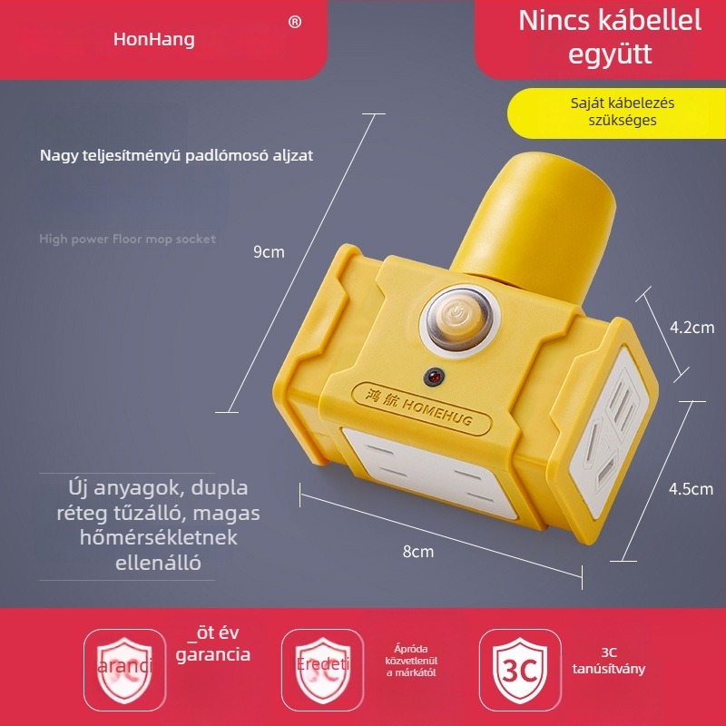 Ipari nagy teljesítményű robbanásbiztos konnektor kijelző lámpával, CCC-hitelesített.