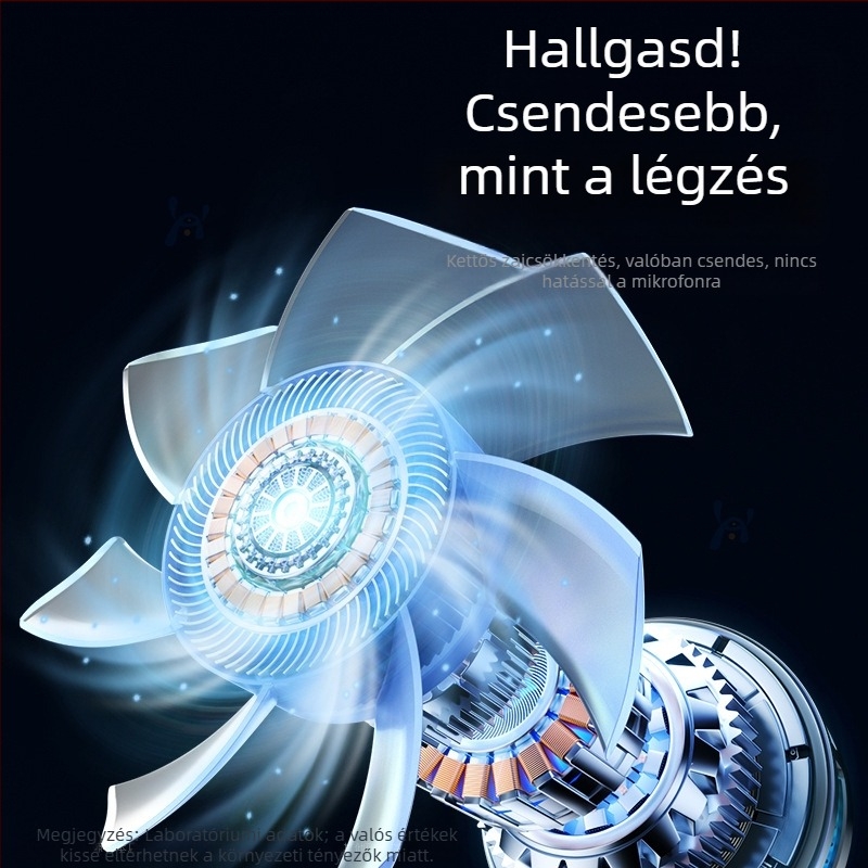Okostelefonnal hűtő félvezető hűtéssel, rendkívül csendes, mágneses rögzítés, három sebesség, modell SR02 Pro-5, 15W Type-C