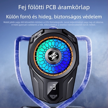 Divine Power SL16 Mobiltelefonos félvezető hűtő digitális kijelzővel, légáramú hűtés