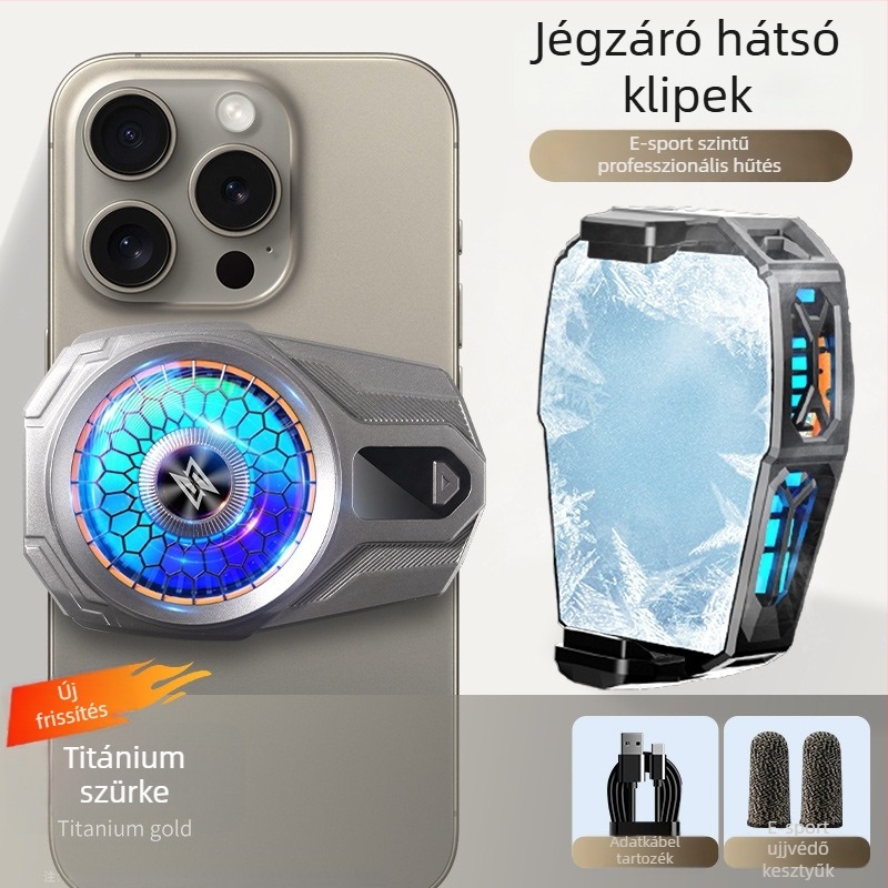Divine Power SL16 Mobiltelefonos félvezető hűtő digitális kijelzővel, légáramú hűtés