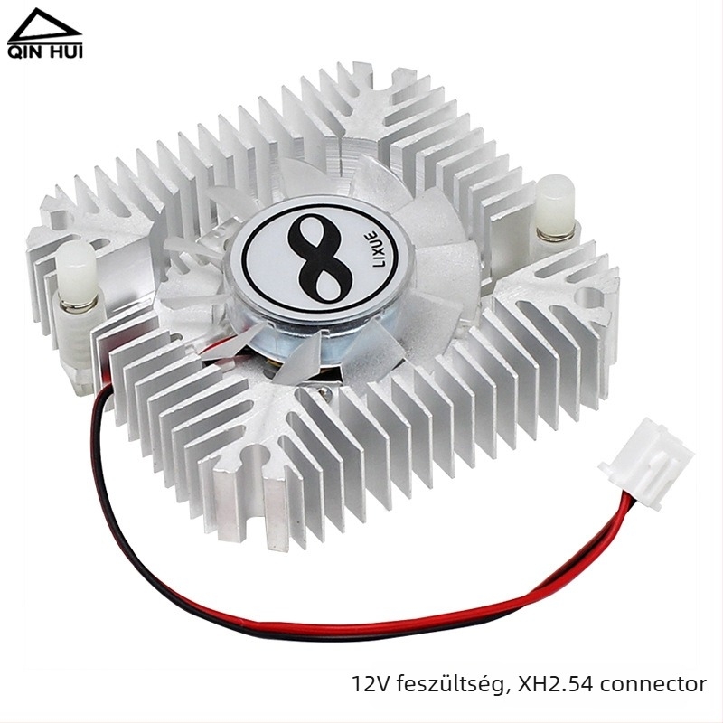 Alumíniumból készült grafikus kártya hűtő, olajos csapágy, 4300 RPM, 10 dB zaj