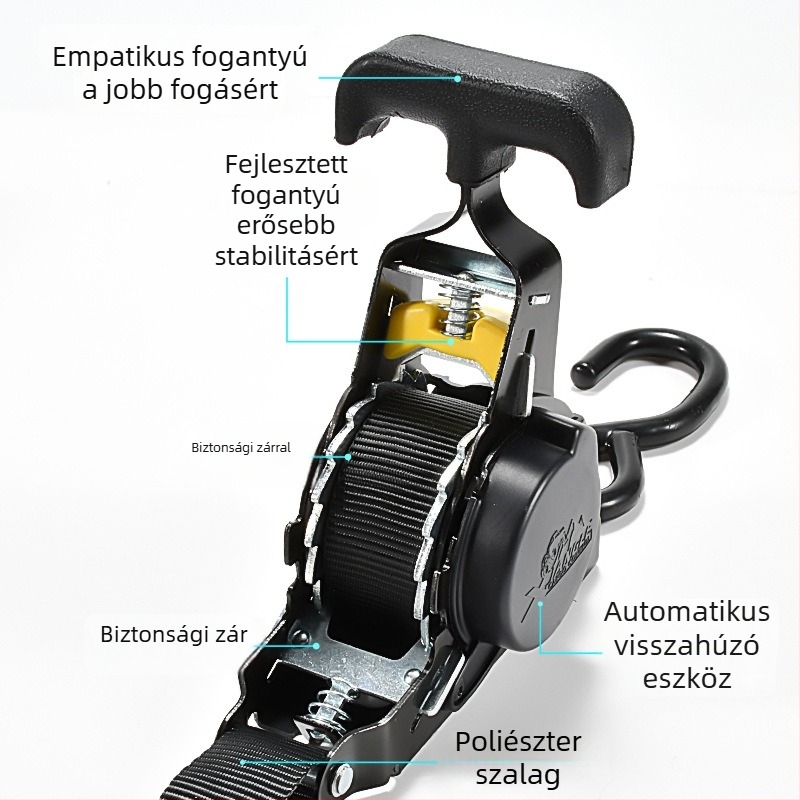 Xie Li automata feszítő heveder teherközvetítéshez, poggyászhoz és motorkerékpárhoz