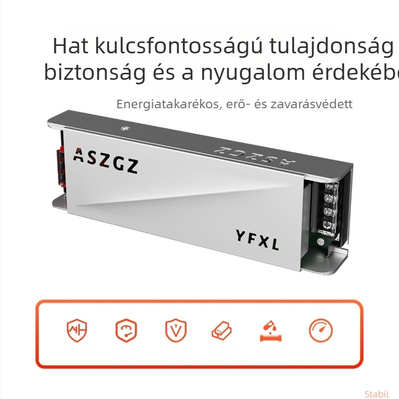 LED tápegység lágy indulással LED-szalagokhoz, 24V DC, bemenet 176–264V, kimenet 2.5–16.6A, max teljesítmény 400W, hatékonyság >93%