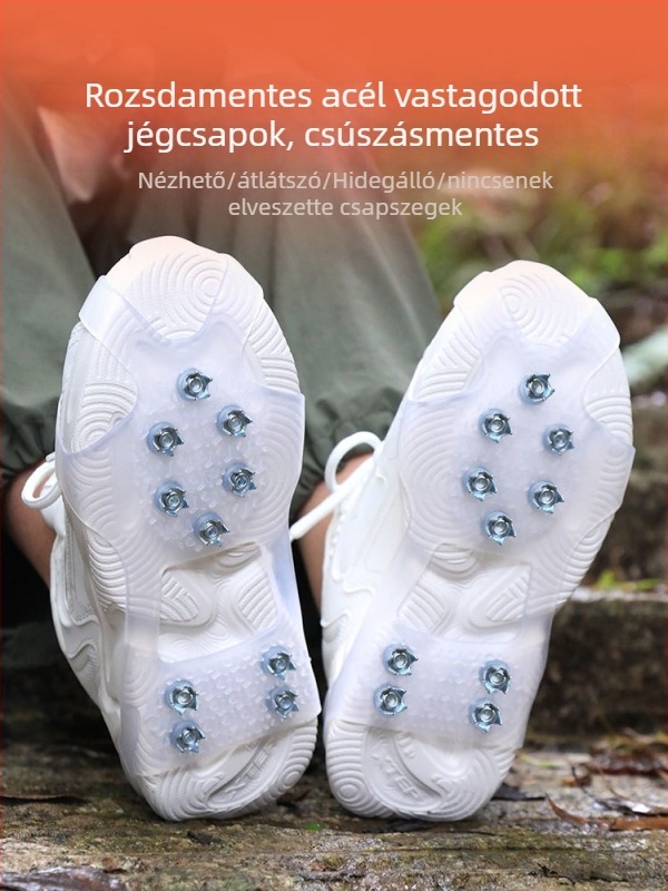 AOTU Csúszásmentes cipővédők jégcsavarokkal | Márka: AOTU; Anyag: TPE; Kategória: Csúszásmentes cipővédők