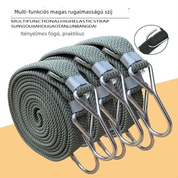 Elasticus univerzális motorkerékpár heveder poggyászakasztóval – rögzítéshez a motorokon és a kerékpárokon