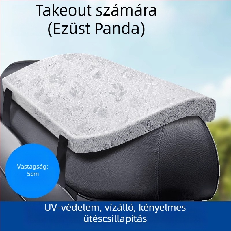 Kepu üléspárna huzat elektromos járművekhez és motorkerékpárhoz – egész éves használatra, töltőanyag nélkül