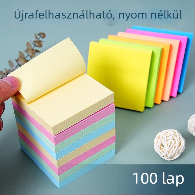 Színes Post-it jegyzetek készlet - aranyos és kreatív Post-it jegyzetek, Bai Rui, 100 oldal, ragadós, testreszabható