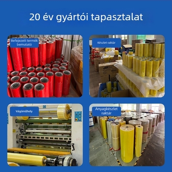 Csomagoló szalag, BOPP filmmel, nyomásérzékeny ragasztóval, vastagság 0.9–2.6 mm, alkalmas gyorslogisztikára