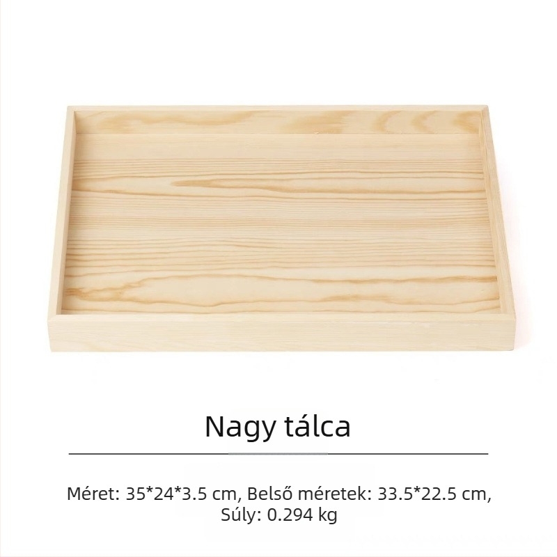 Fából készült ékszer- és gyöngybemutató tálca (Rajzfilm minta, Új kínai stílus, 2L kapacitás)