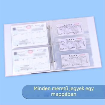 Számlák és nyugta tárolófüzet - Márka: Beautiful; Modell: Storage booklet; Típus: egyoldalas mappa; Anyag: papír; Alkalmazható papírméret: Egyéb