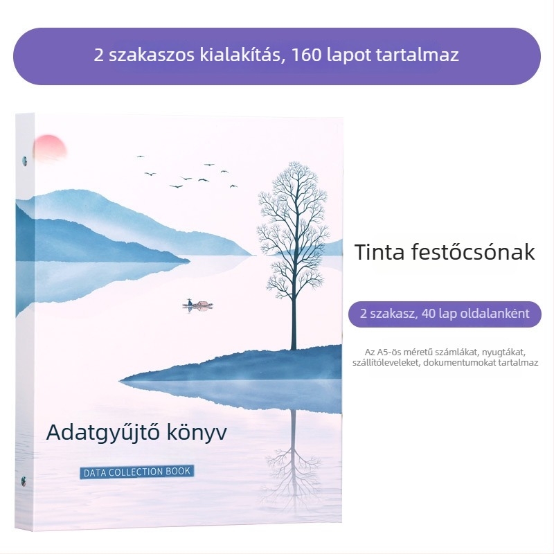 Számlák és nyugta tárolófüzet - Márka: Beautiful; Modell: Storage booklet; Típus: egyoldalas mappa; Anyag: papír; Alkalmazható papírméret: Egyéb