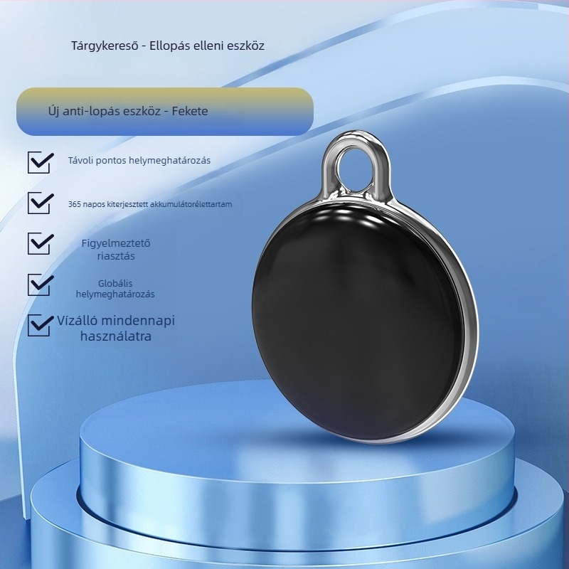 Intelligens helymeghatározó nyomkövető kisállatok számára, Bluetooth, F3 modell, iOS-kompatibilis, vízálló, 100 m hatótávolság