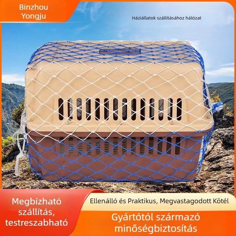 Yongju Kisállat szállító ketrec megerősített védőhálóval – menekülés elleni szállító háló a szállításhoz