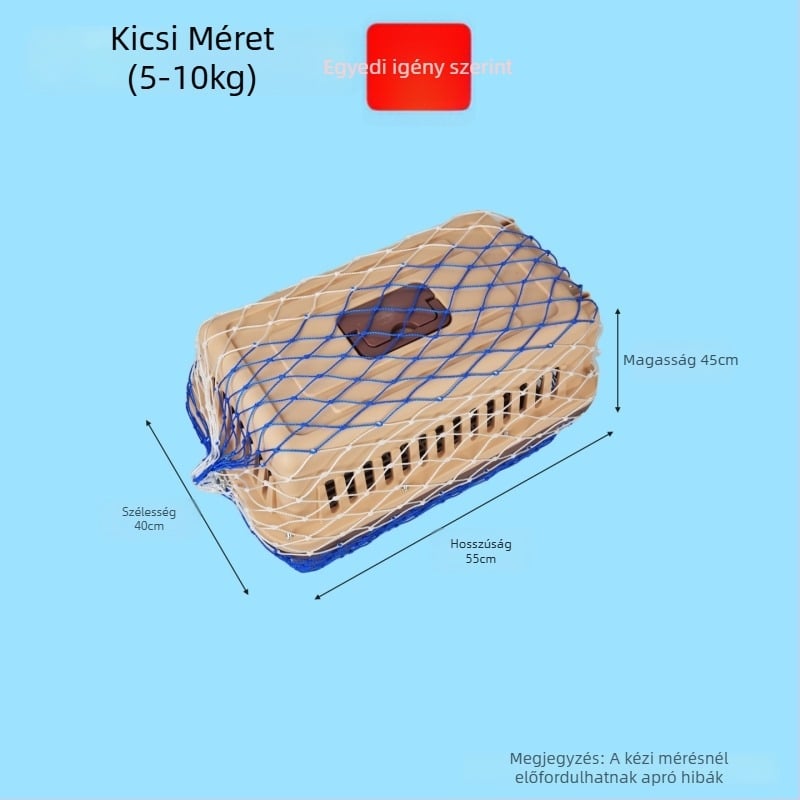 Yongju Kisállat szállító ketrec megerősített védőhálóval – menekülés elleni szállító háló a szállításhoz