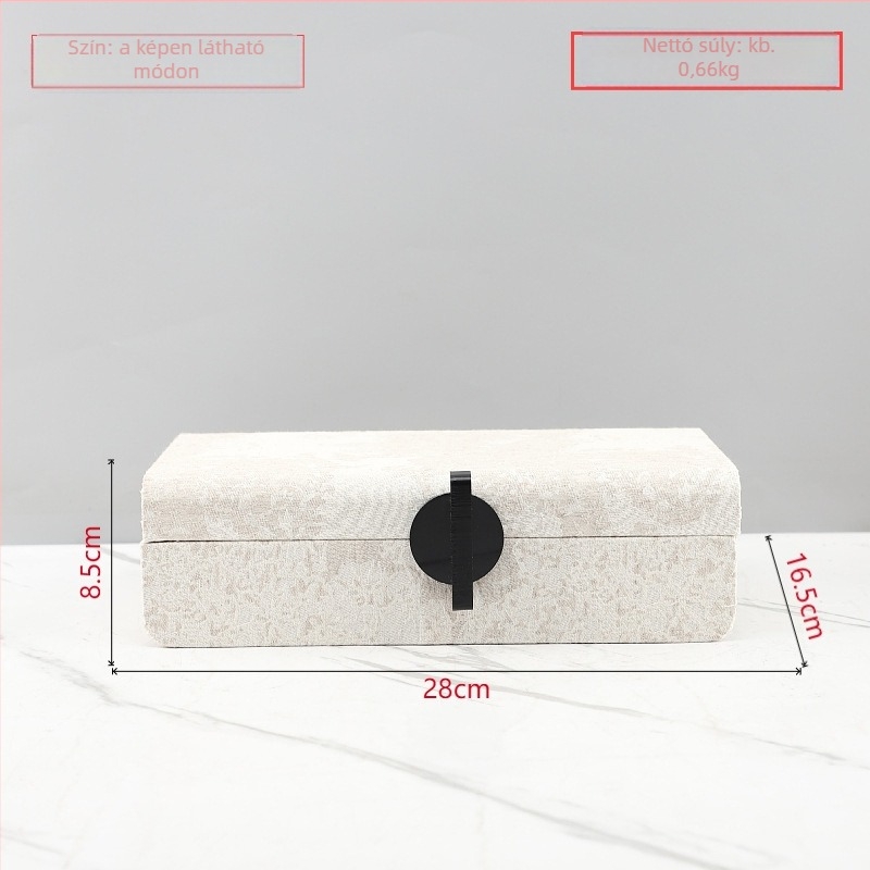 Chaojie Ékszerdoboz | Modern Minimalista Stílus | Kapacitás: 2 | Felnyithó Fedél
