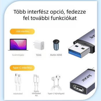 USB-C OTG adapter okostelekre és tabletekre, USB 3.2, Type-C 3.0, modellek T-G160/T-G161/T-G162/T-G163, Jasoz Jesson