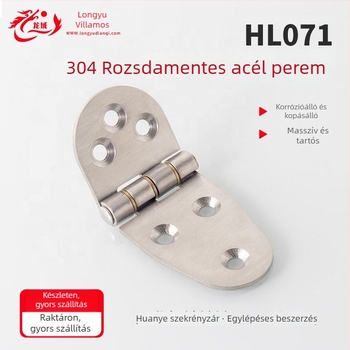 304 rozsdamentes acél csuklópánt, modell 40, Brushed felületkezelés, Hengzhu márka – csuklópánt elosztó doboz ajtókhoz