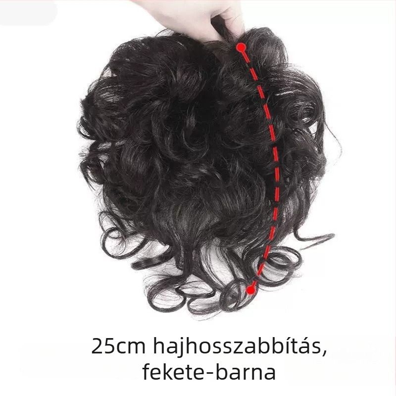 Női volumentartó paróka – magas hőmérsékletű szálak, festés hő nélkül