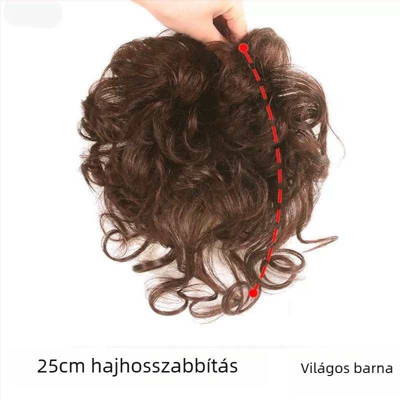 Női volumentartó paróka – magas hőmérsékletű szálak, festés hő nélkül