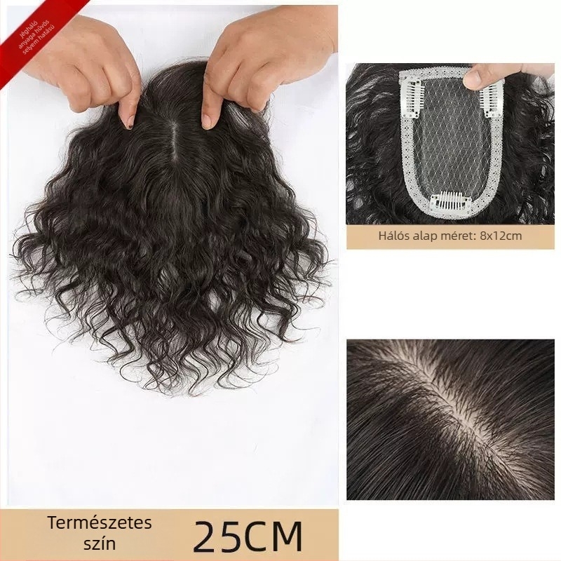 Női volumentartó paróka – magas hőmérsékletű szálak, festés hő nélkül