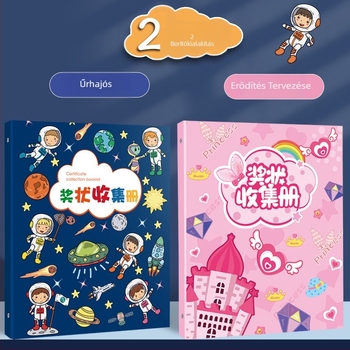 Tanúsítványgyűjtő könyv, műanyag, 3-lyukas, márka youka, modell 0526, 40 oldal