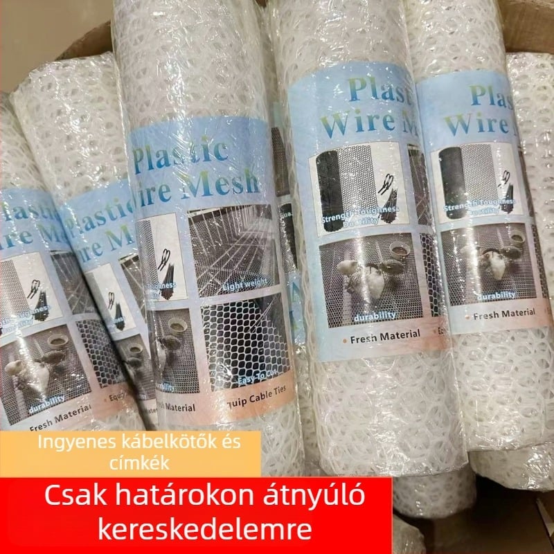 Anleju megerősített 270 g műanyag védőháló kültéri erkélyre, háziállatok védelmére