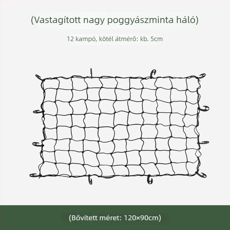Buye Autó tetőcsomagtartó háló - rugalmas háló zsebbel, biztonsági háló terepjárókhoz