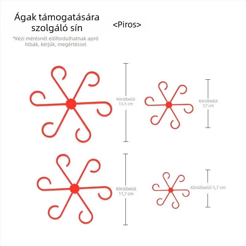 Műanyag növényfixáló tartó összecsukható kerettel – címkék/insert