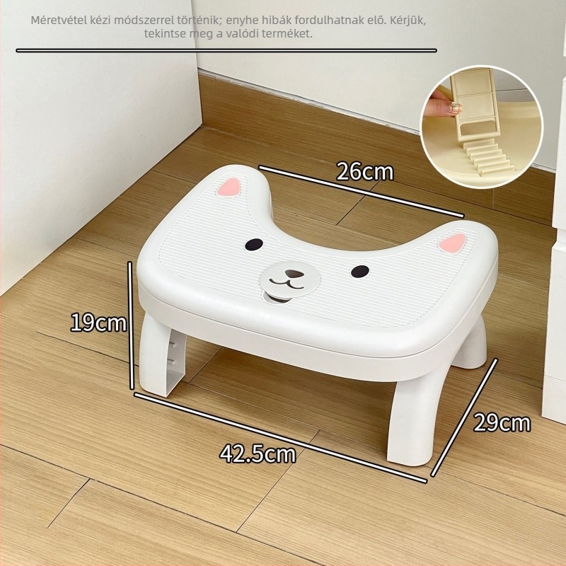 Irodai lábzsámoly az asztal alatt, műanyagból, egyszerű és modern stílus, könnyű habbetét, modell 64564651