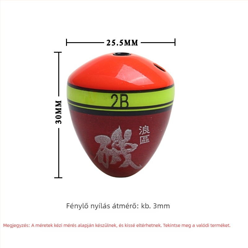 Fából készült tengeri horgászúszó hosszú távú dobásokhoz