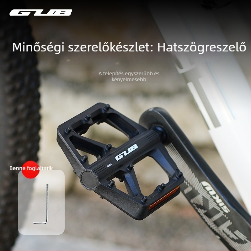 GC-001 pedálok hegymászó-, országúti és összecsukható kerékpárokhoz (Modell GC-001; nylon test; hegymászó/országúti/összecsukható kerékpárokhoz)