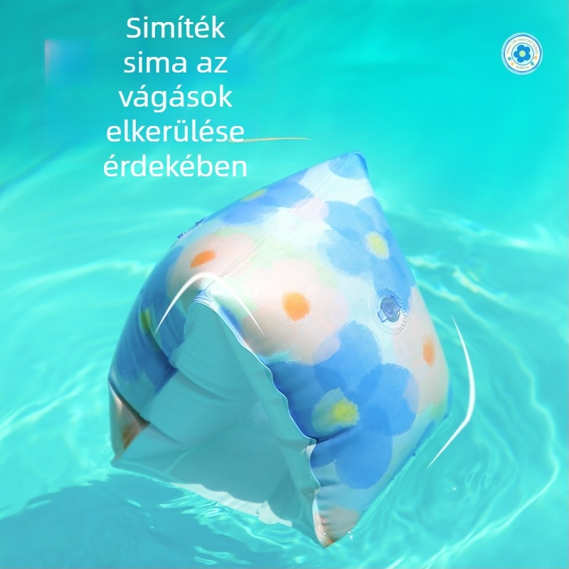 Gyermekeknek készült úszógumi hónalj-dizájnnal, vastagabb környezetbarát PVC, mintás