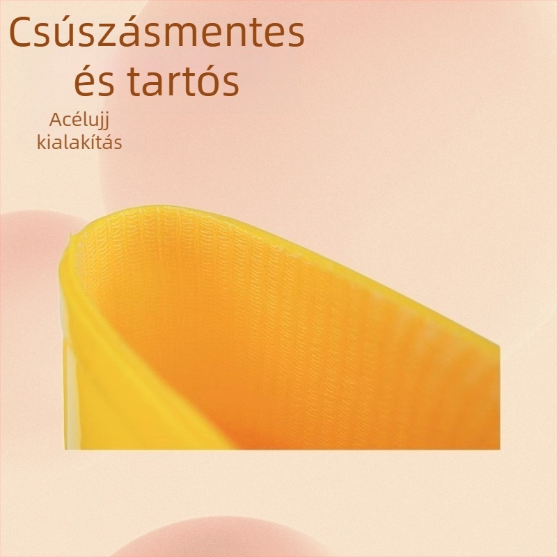 PVC esőcsizma, uniszex, ütésálló és perforáció elleni védelem, sav-bázis ellenálló, olajálló, magas szárú SS032-YB