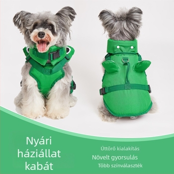BONAPET Kutya mentőmellény, mellkas-hát dizájn, Oxford anyag, levehető gallér a további felhajtóerőért