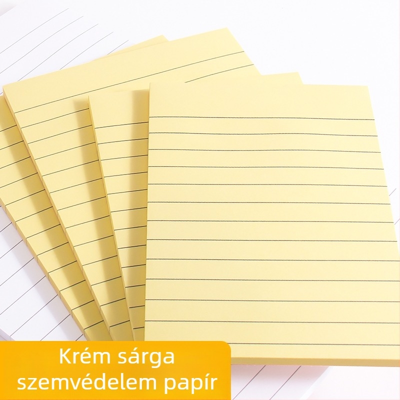 Önkialakítható ragasztós jegyzetlapok vonalas formában a gyakorlatok hibáinak kijavításához (Márka: Other; Stílus: Paper brick; IP engedélyezés: Nem)