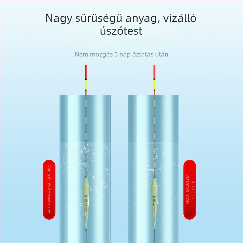 Pontyozó úszókészlet — magas érzékenységű függőleges úszók, kompozit anyag, teljes készlet, Giant Fin King