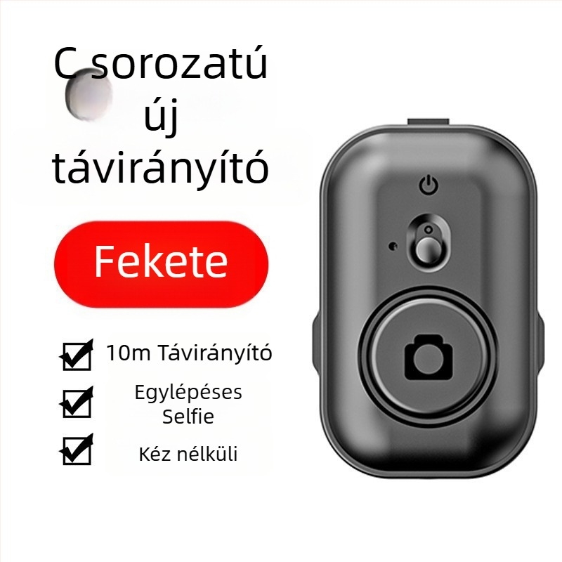 Bluetoothos selfie bot telefonhoz, újratölthető P4 Douyin távirányítóval, univerzális TikTok/Kuaishou videókhoz, műanyag test, 45 g