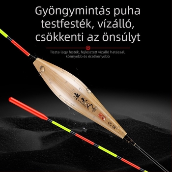  Nádból készült horgászúszó, függőleges sodrású, sekélyvízhez és jég alatti horgászathoz