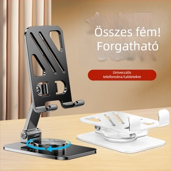 Asztali telefon-tartó remegés elleni stabilizációval, ötvözetből készült, testreszabható logó