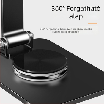 Asztali telefon-tartó remegés elleni stabilizációval, ötvözetből készült, testreszabható logó