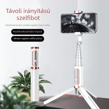 Phantom 202 Bluetooth okostelefonhoz készült, rejtett integrált tripod selfie bot, videóhoz és élő közvetítéshez; anyaga: alumíniumötvözet; távirányítóval; Bluetooth